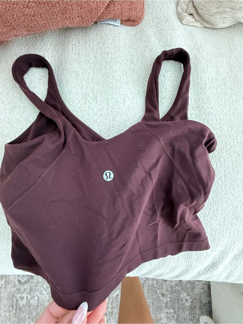 lululemon athletica Deep Plum V-Neck Tank